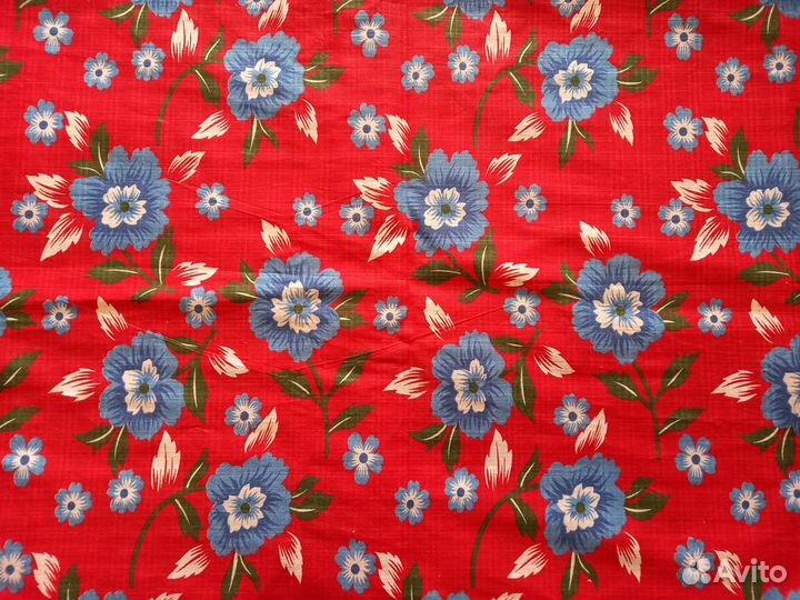 Ткань шелк, хлопок СССР