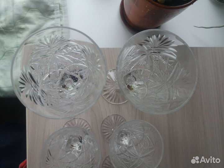 Фужеры и рюмки хрусталь СССР