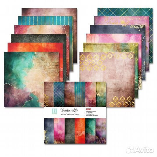 Набор бумаги для скрапбукинга 12