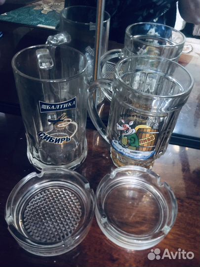 Кружка для пива, пепельницы