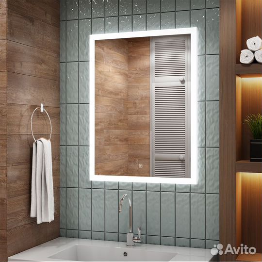 Зеркало с подсветкой для ванной