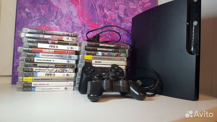 Sony PS3(50 игр+шитая)