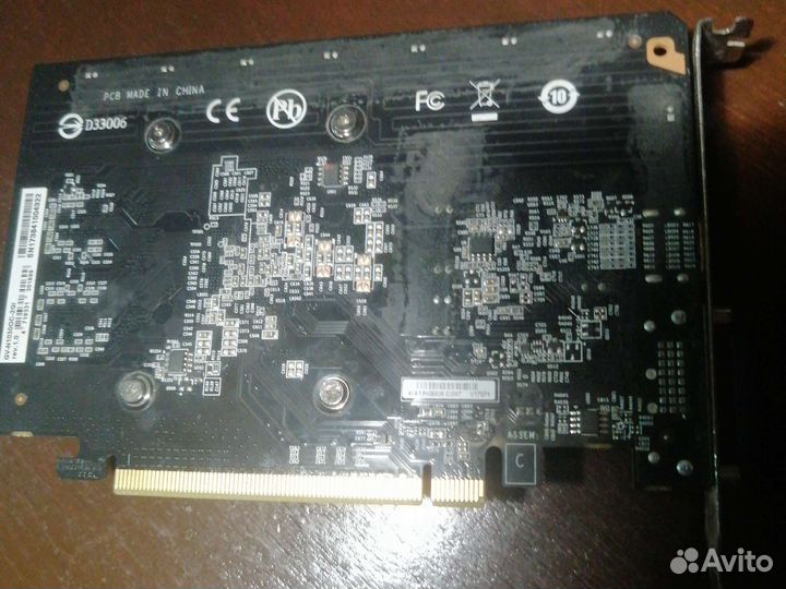 Видеокарта gigabyte gt 1030