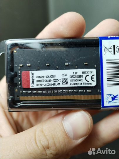 Оперативная память Kingston ddr4 8gb