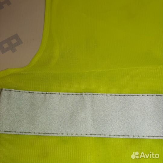 Светоотражающий Авто Жилет, зелёный сигнальный