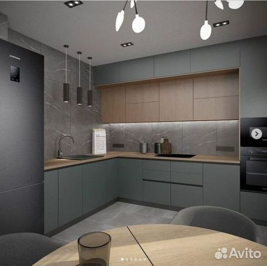 Кухня на заказ Г-образная