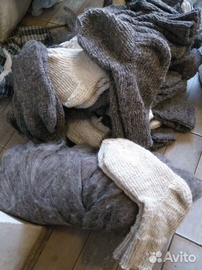 Носки из натуральной овечьей шерсти ручной работы