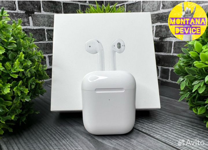 AirPods 2 Premium+ (ориг. качество,август 2023 г.)