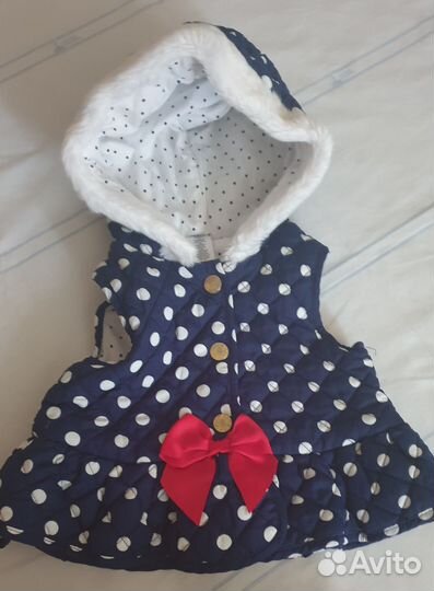 Пакет вещей девочка (жилетка, лонгслив и легинсы)