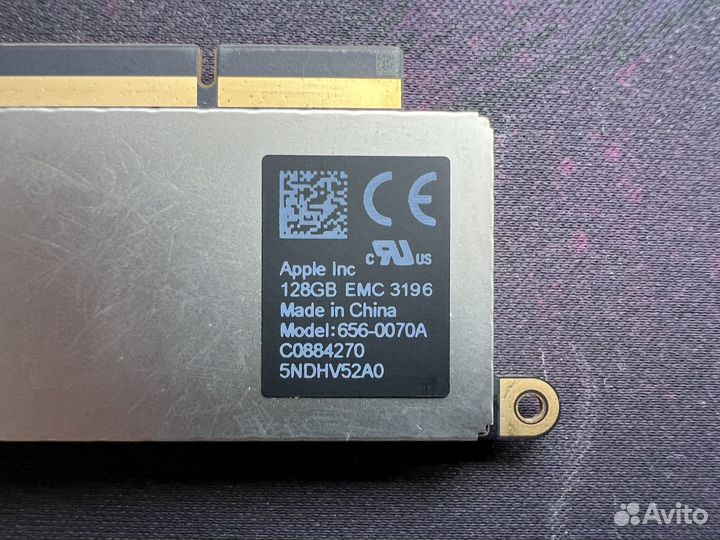 Apple SSD macbook A1708
