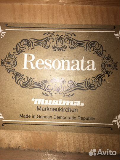 Гитара Resonata musima