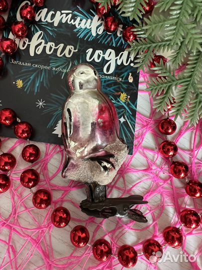 Елочная игрушка «Птичка-синичка»