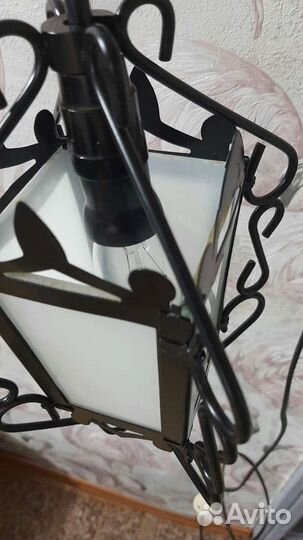 Бра в виде уличного фонаря СССР