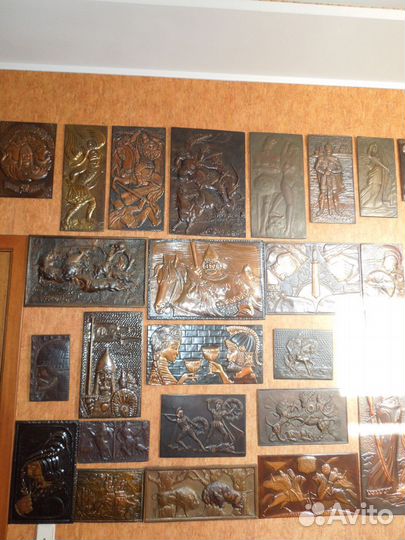 Картина медная чеканка