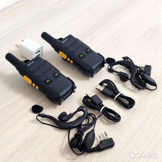 Рации для персонала и официанта с гарнитурой