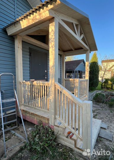 Строительство терраса веранда беседка