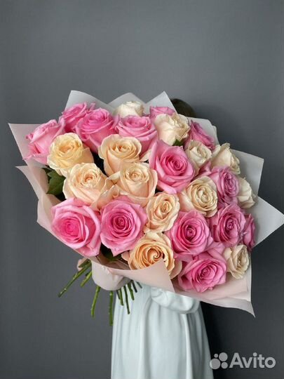 Цветы оптом розы