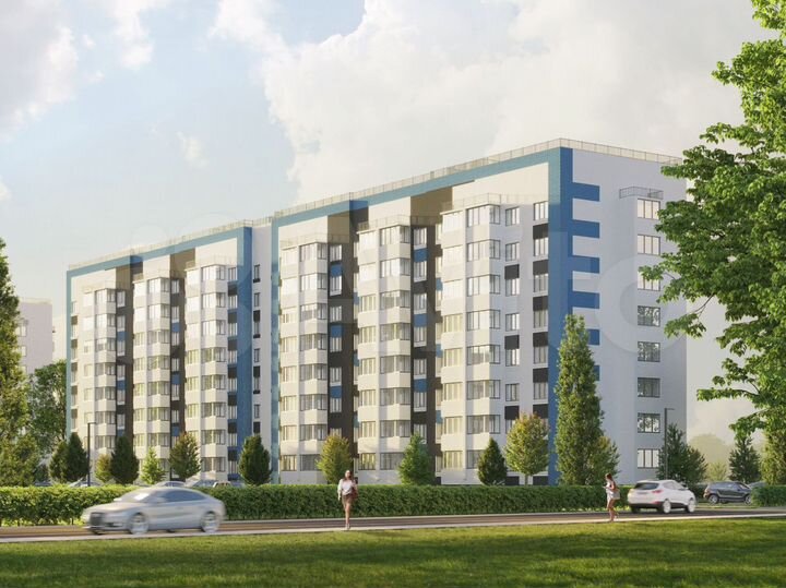 2-к. квартира, 56,2 м², 3/8 эт.