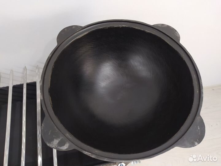 Казан + мангал с подказанником + в подарок шумовка