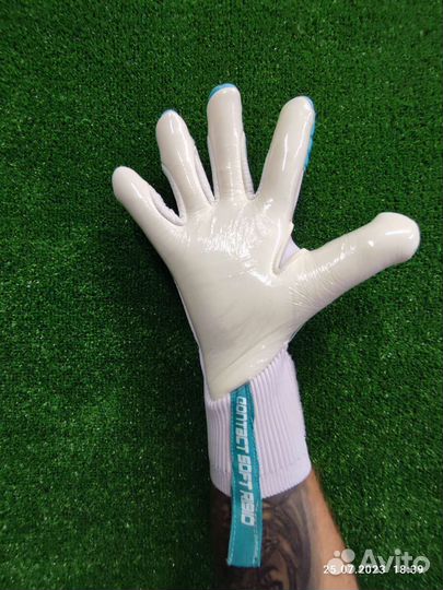 Вратарские перчатки Reflectgk Steep kip turquoise