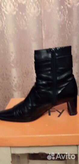 Полусапоги демисезонные, натур. кожа, 41 размер