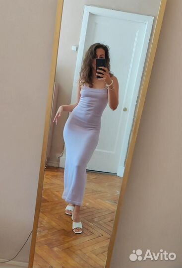 Трикотажное платье летнее