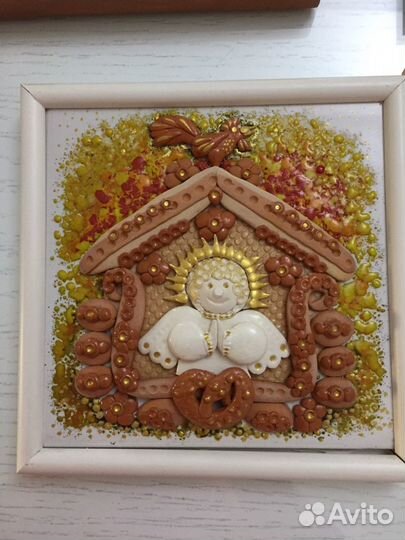 Картина из керамики