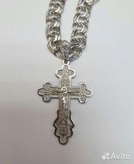 Мужская серебряная цепь 110 гр