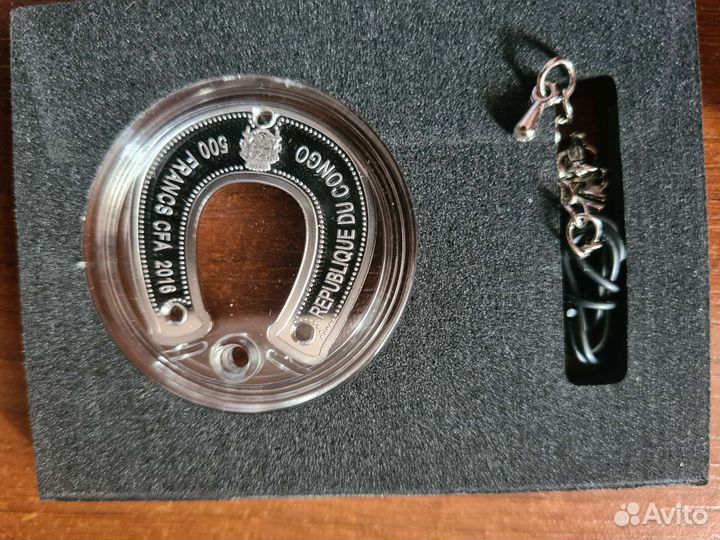 Монета Подкова на удачу Конго