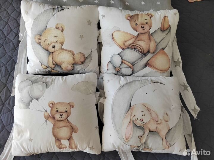 Бортики в детскую кроватку