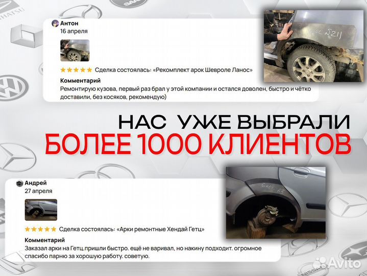 Ремонтные пороги на Volkswagen Polo 5