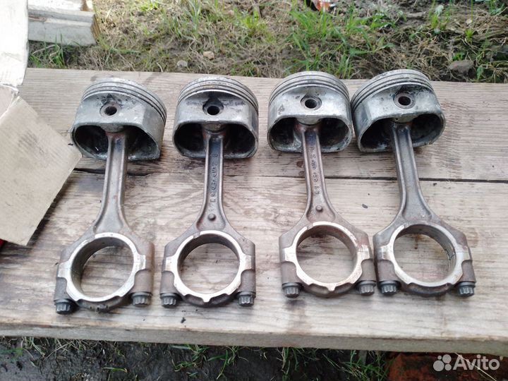 Шатуны + поршня hyundai kia