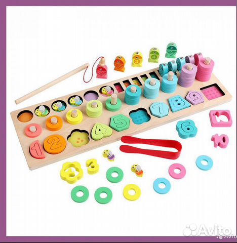 Сортер логарифмическая доска развивающая игрушка