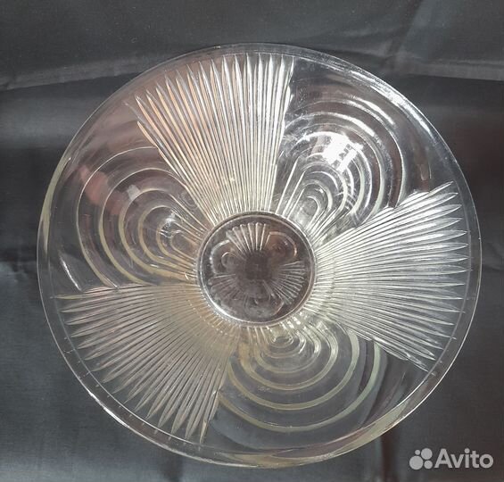 Конфетница Фруктовница. Стекло. СССР