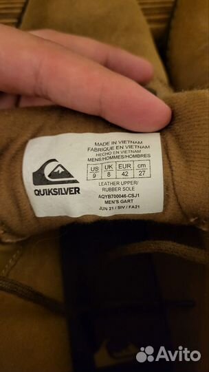 Ботинки Quiksilver Gart (EUR 42)