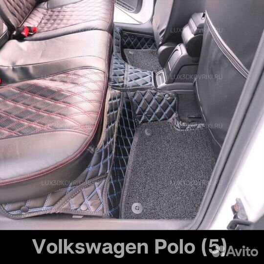 Volkswagеn Polo 5, ковры в салон поло