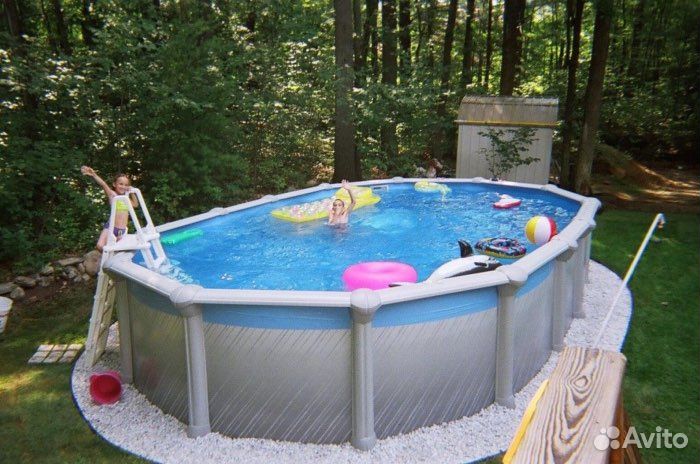 Бассейн каркасный для дачи