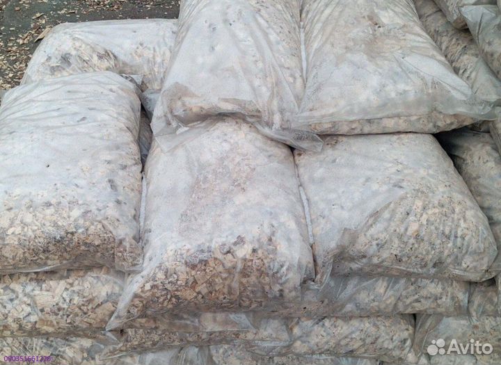 Декоративная щепа в удобных мешках