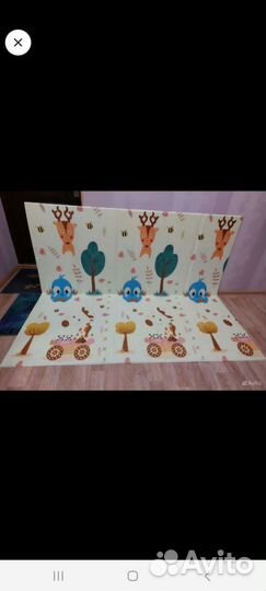 Складной детский коврик