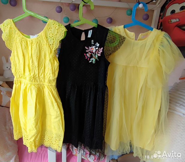 Одежда для девочек, р.122,128, бу