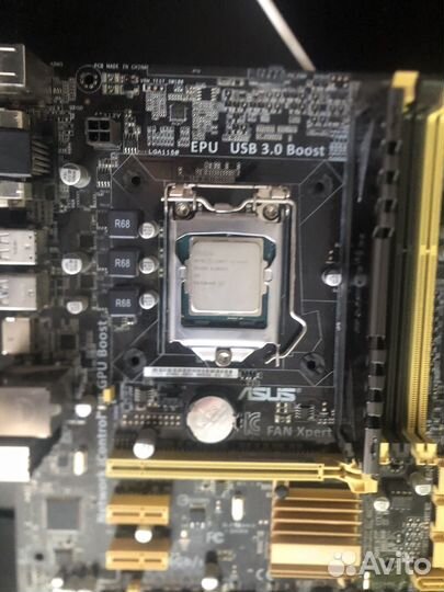 Материнская плата+ процессор i5 4460