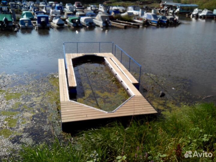 Понтон-паук для катера, сборный причал (р)