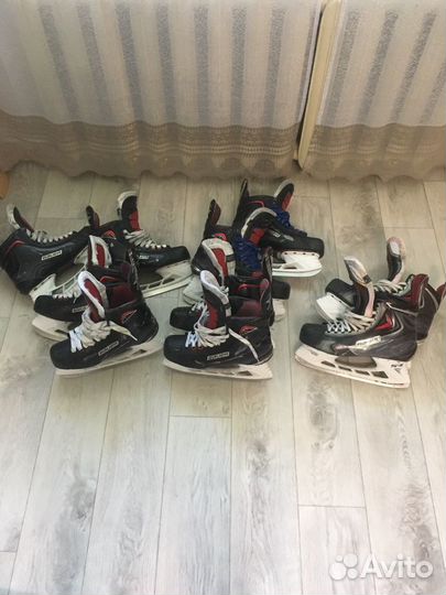 Хоккейные коньки Bauer,CCM,True,Easton,Nike,Graf