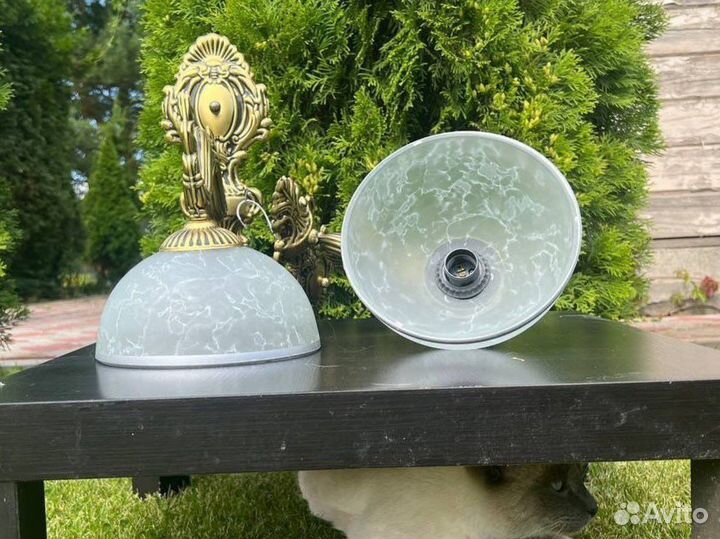 Люстры и светильники бу