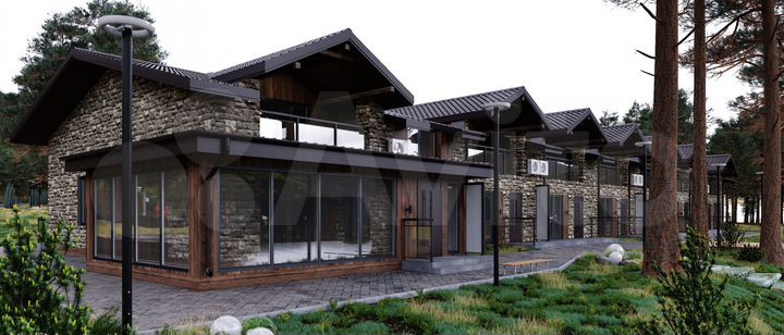 Апартаменты-студия, 53,9 м², 1/2 эт.