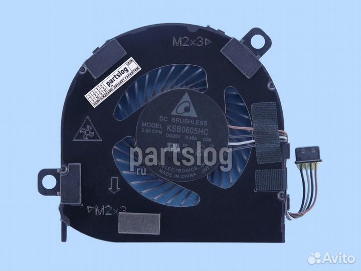 Вентилятор для Dell Latitude E7280 4-pin