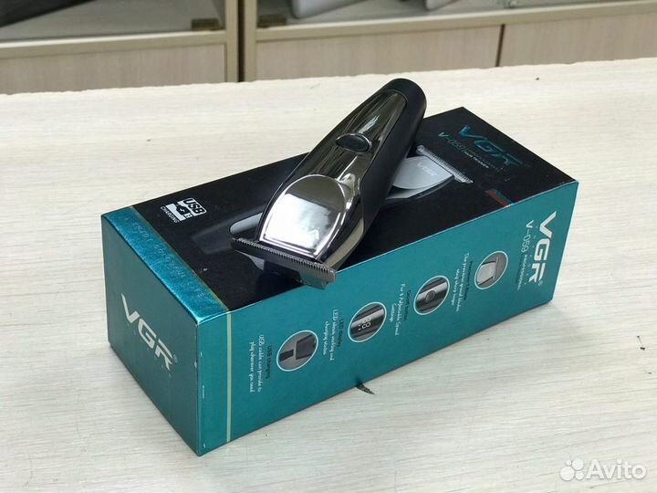 Триммер VGR V059, черный, серый металлик