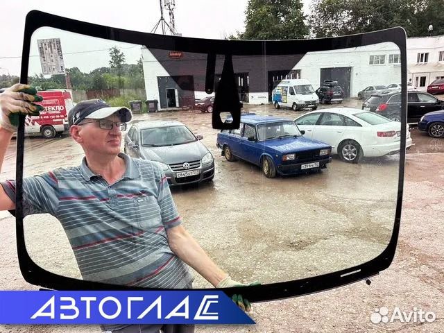 Стекло лобовое Hyundai Santa Fe обогрев дворников