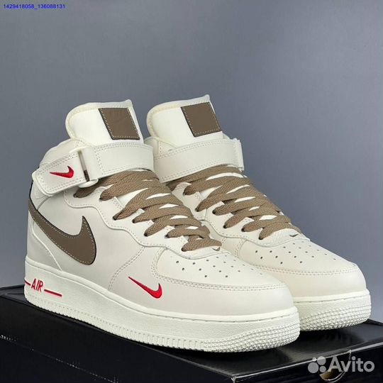 Кроссовки Nike Air Force 1 High (с мехом) (Арт.25339)