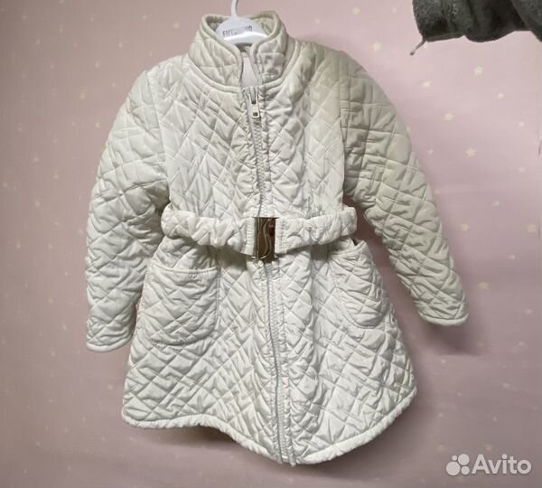 Стеганое пальто для девочки